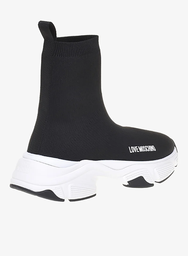 Love Moschino Stardust High-Top Sneakers